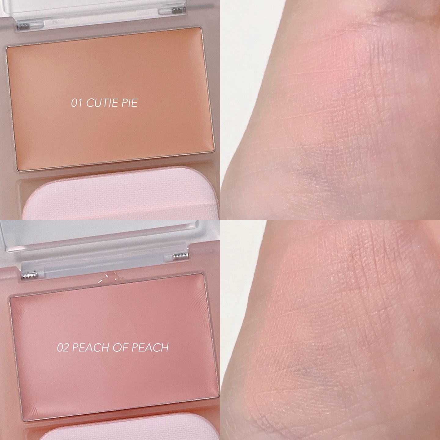 ティンテッドミルククリームブラッシュ /HOLIKA HOLIKA/ジェル・クリームチークを使ったクチコミ（2枚目）