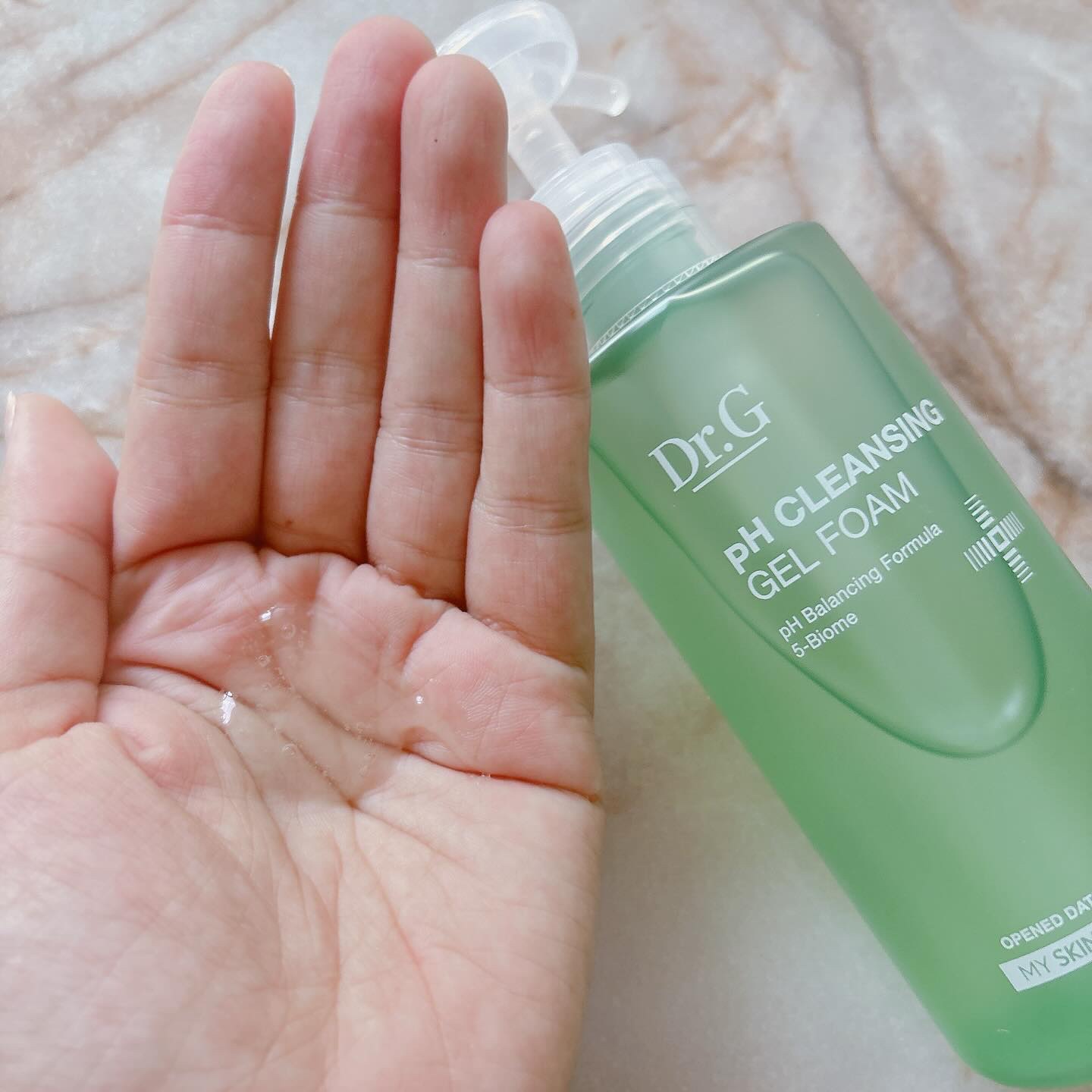 弱酸性クレンジングジェルフォーム/Dr.G/その他洗顔料を使ったクチコミ（2枚目）