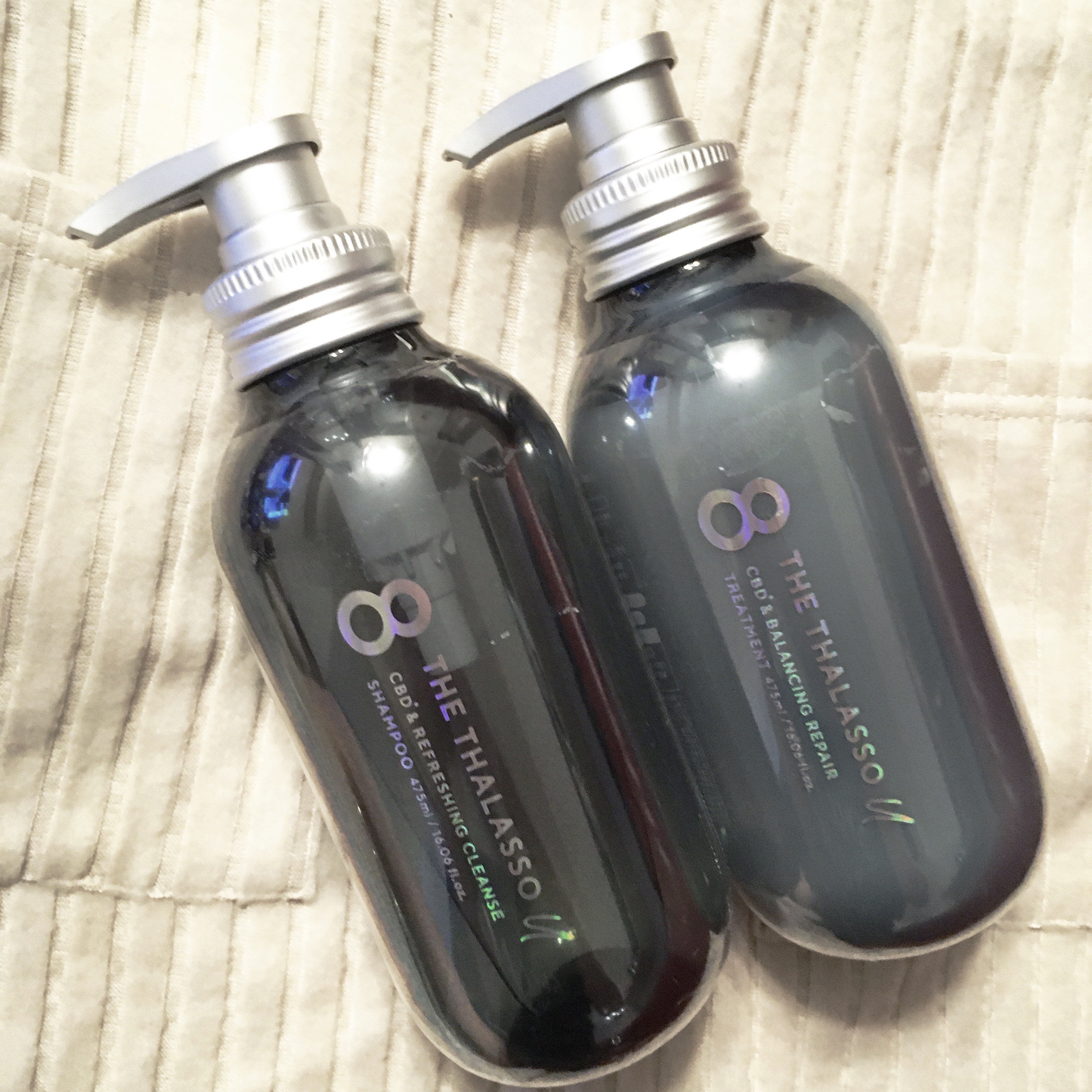 エイトザタラソ ユー CBD＆リフレッシング クレンズ 美容液シャンプー／CBD＆バランシング ダメージリペア 美容液ヘアトリートメント/エイトザタラソ/市販シャンプーを使ったクチコミ（1枚目）