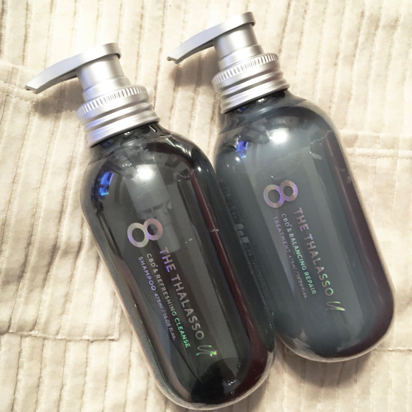 エイトザタラソ ユー CBD&リフレッシング クレンズ 美容液シャンプー/CBD&バランシング ダメージリペア 美容液ヘアトリートメント/エイトザタラソ/市販シャンプーを使ったクチコミ(1枚目)