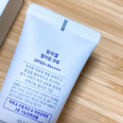 フィルタリングクリーム/DEWYCEL/日焼け止めクリームを使ったクチコミ(2枚目)