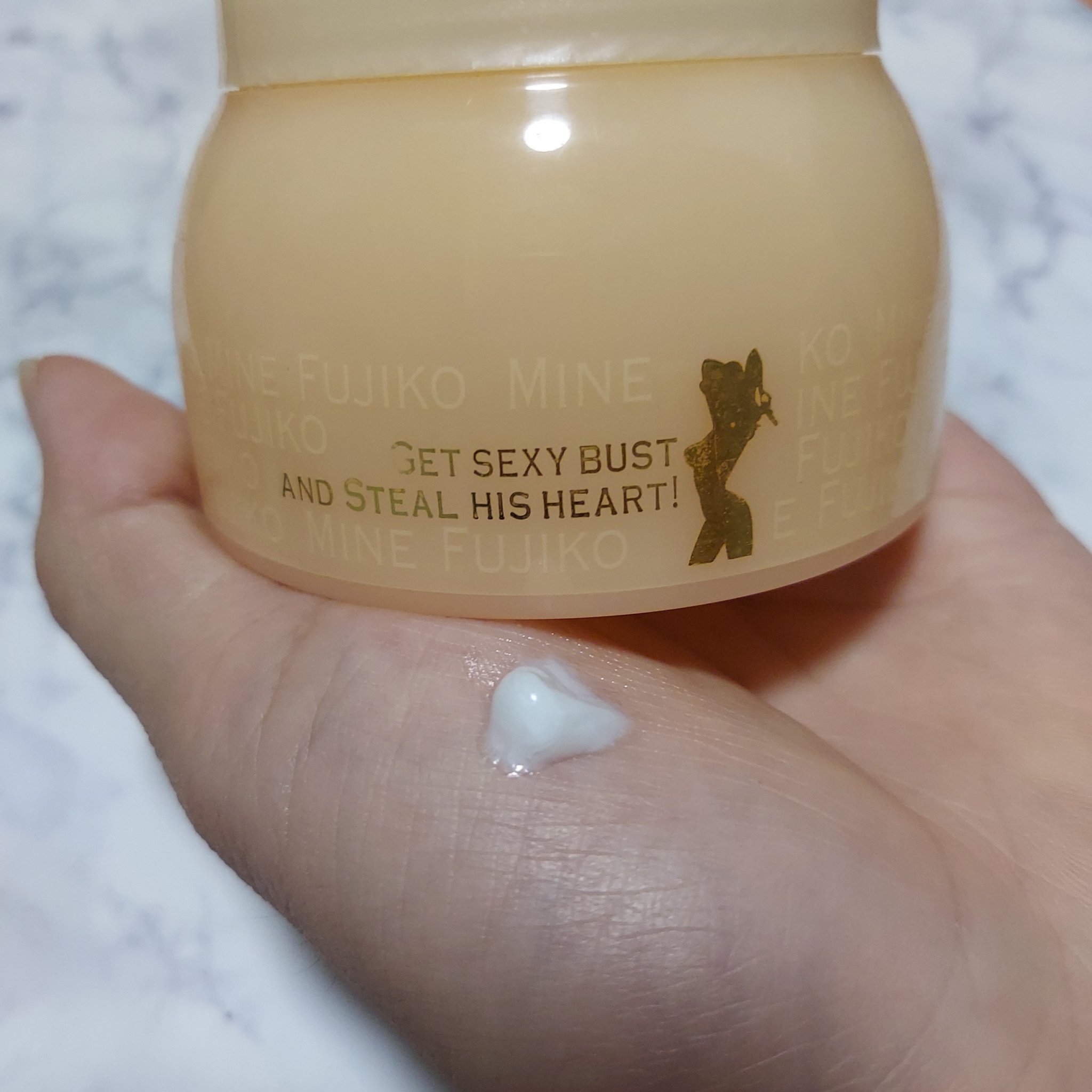 Mine Fujiko ラグジュアリーアップ クリーム/X accent/バストケア・ヒップケアを使ったクチコミ（3枚目）