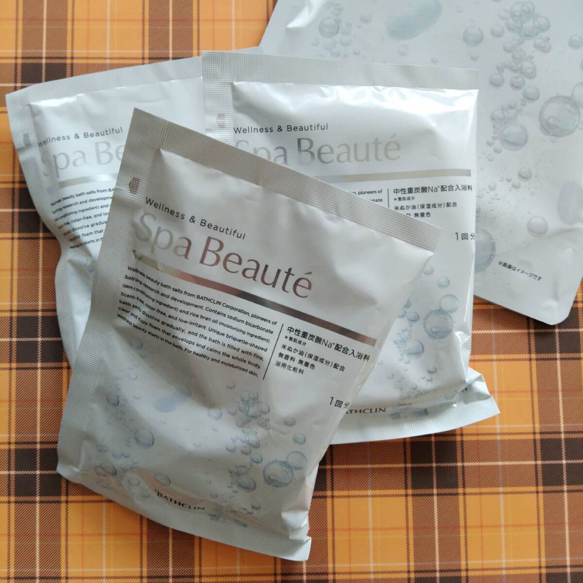 spa beaute/バスクリン/炭酸系入浴剤を使ったクチコミ（3枚目）