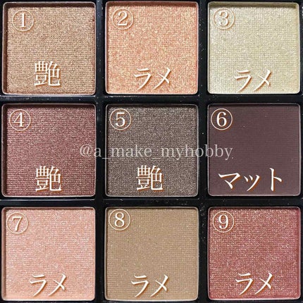 MC9色アイシャドウパレット/MAGIC CLOSET/アイシャドウパレットを使ったクチコミ(2枚目)