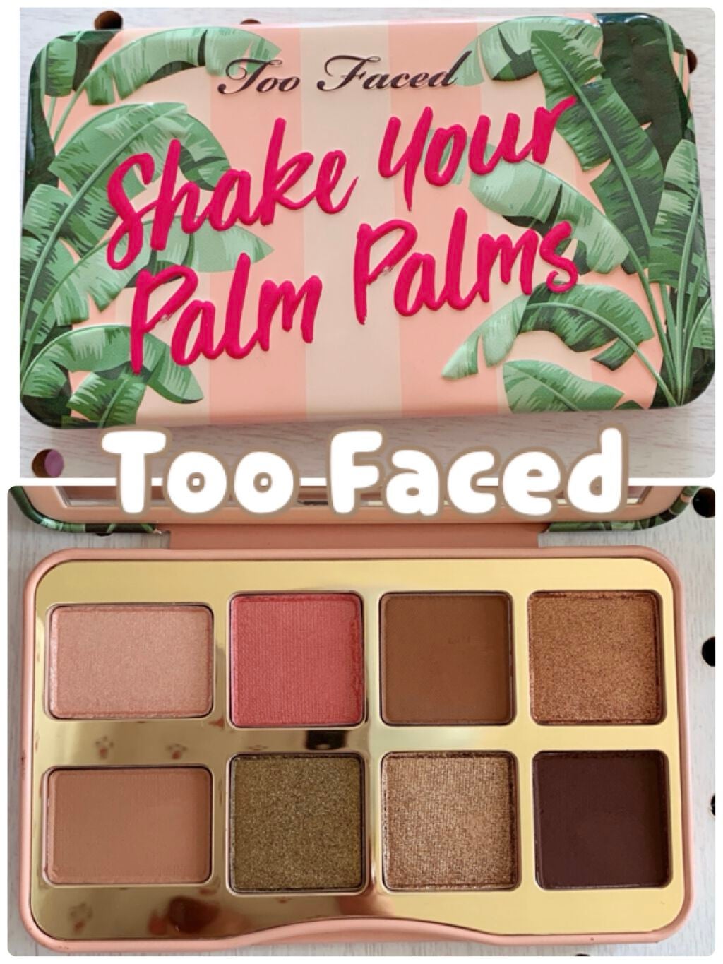 シェイク ユア パーム パームズ ミニ アイシャドウ パレット/Too Faced/アイシャドウパレットを使ったクチコミ(1枚目)