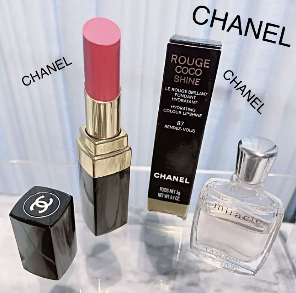 ルージュ ココ シャイン 87 ランデヴー/CHANEL/口紅を使ったクチコミ（1枚目）