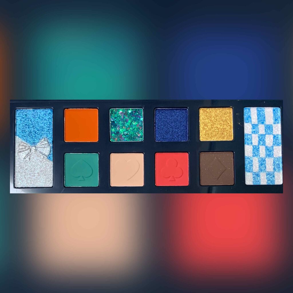 アリスドリームランドシリーズ 12色アイシャドウパレット（ZEESEA×大英博物館）/ZEESEA/アイシャドウパレットを使ったクチコミ（3枚目）