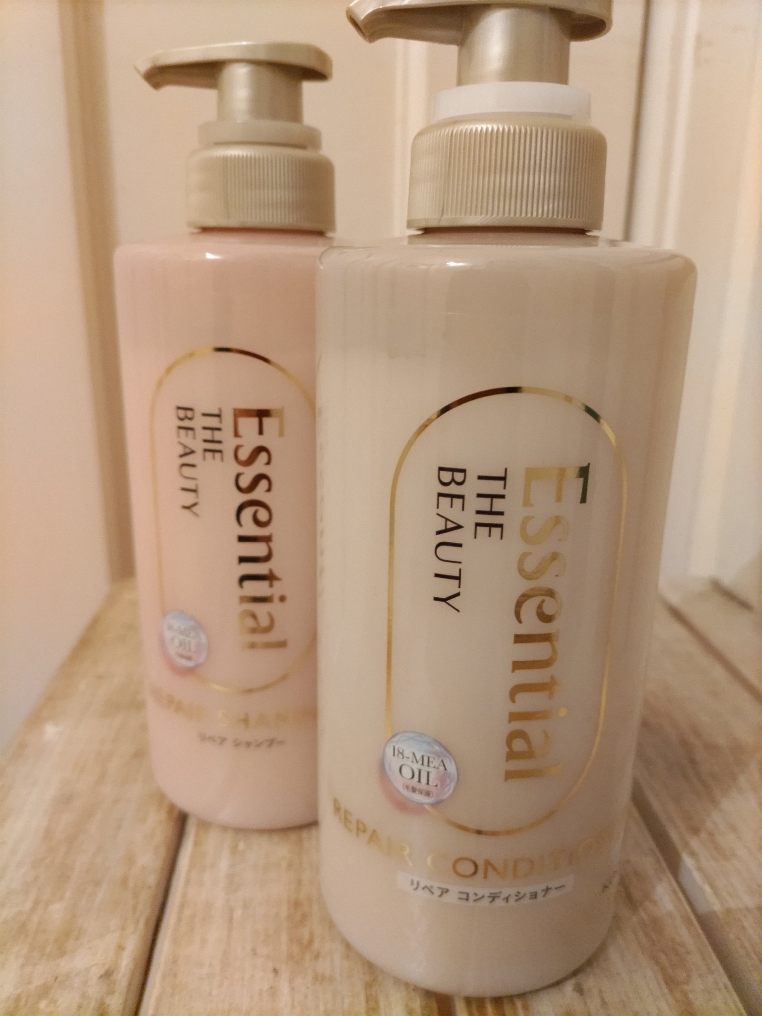 ザビューティ リペアシャンプー・コンディショナー/エッセンシャル/市販シャンプーを使ったクチコミ（1枚目）