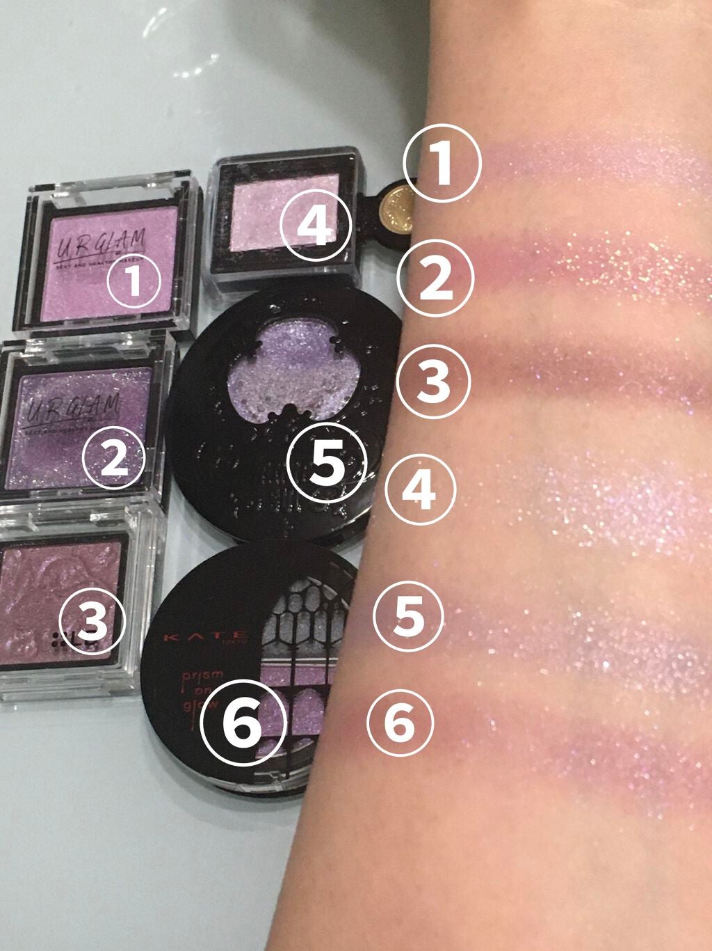 UR GLAM POWDER EYESHADOW/U R GLAM/単色アイシャドウを使ったクチコミ(2枚目)