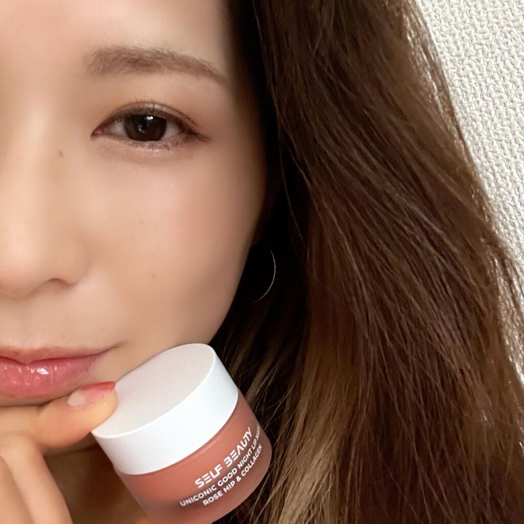 ユニコーングッドナイトリップマスク ローズヒップ&コラーゲン/SELF BEAUTY/リップマスクを使ったクチコミ（1枚目）