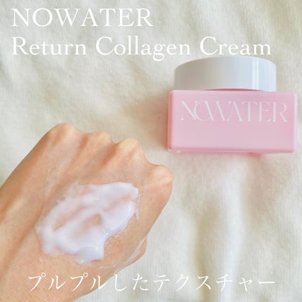 リターンコラーゲンクリーム/NOWATER/フェイスクリームを使ったクチコミ(3枚目)