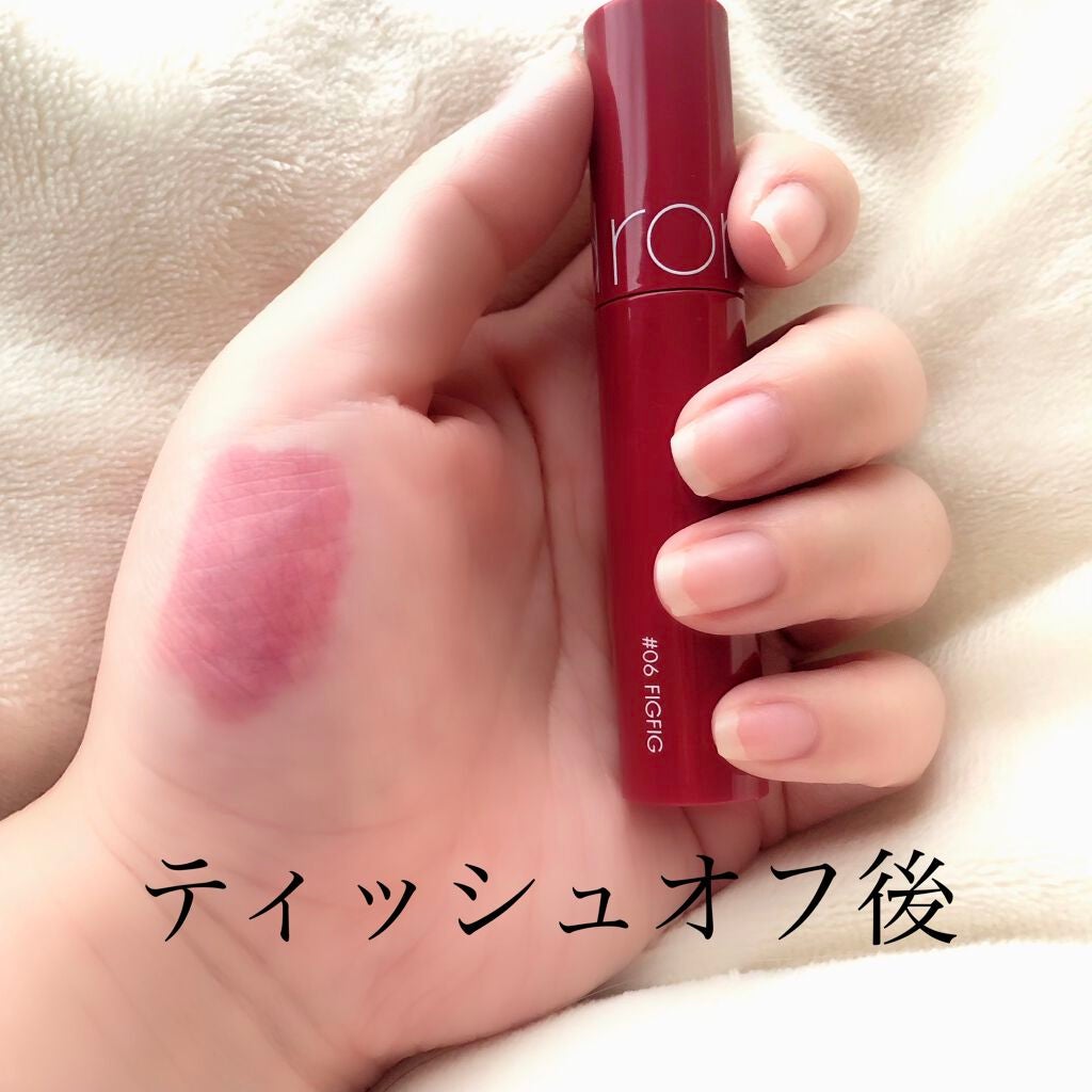 ジューシーラスティングティント/rom&nd/リップティントを使ったクチコミ(3枚目)