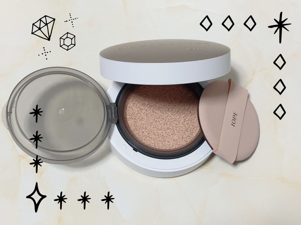 エアクッション カバー 21 ライトベージュ/IOPE/クッションファンデーションを使ったクチコミ（3枚目）