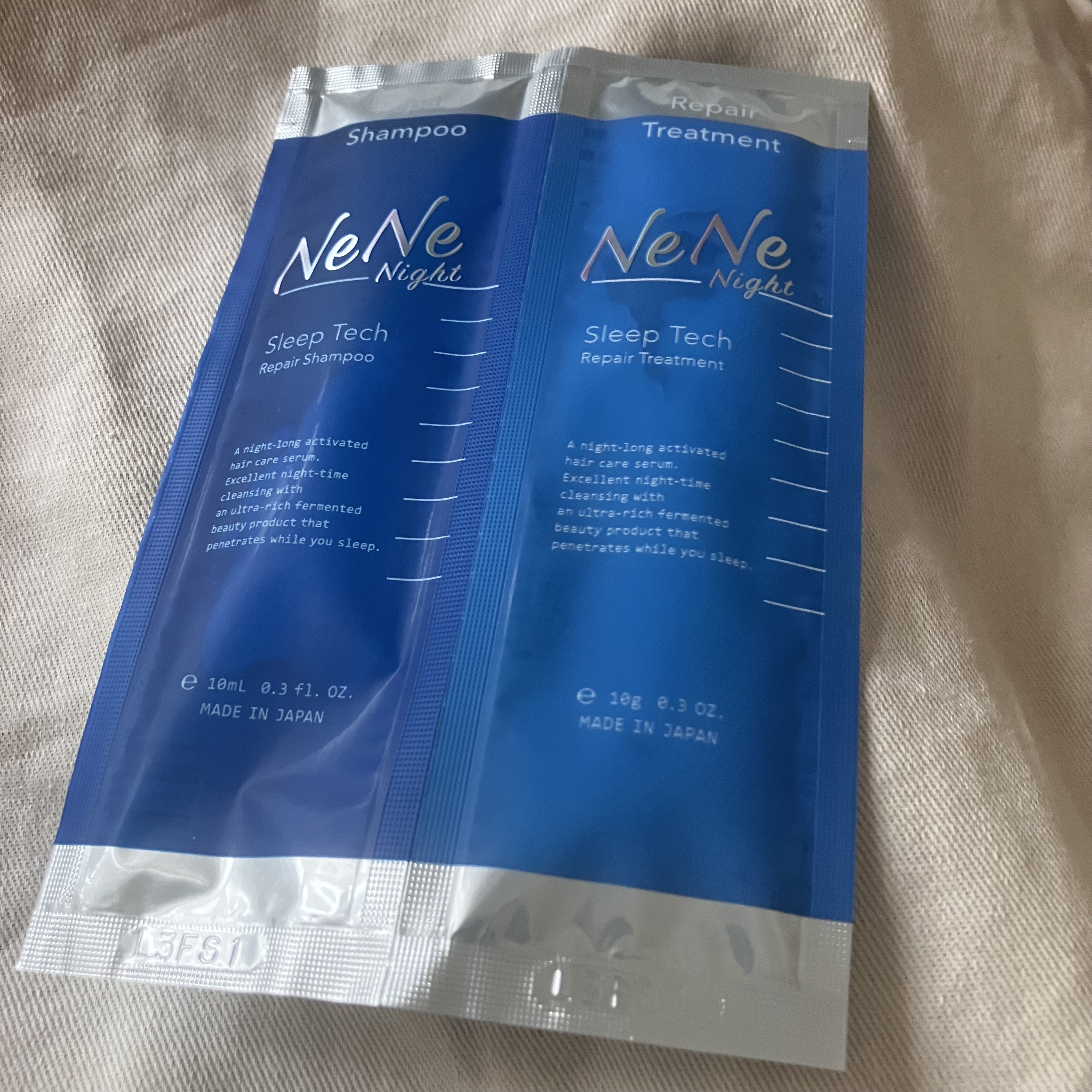 スリープテック リペア シャンプー／ヘアトリートメント/NeNe Night/市販シャンプーを使ったクチコミ（1枚目）