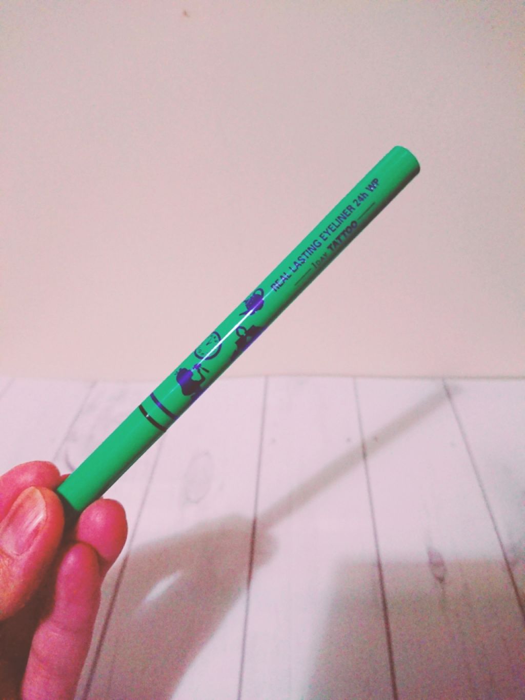 リアルラスティングアイライナー24hWP BB ブラウンブラック/K-パレット/リキッドアイライナーを使ったクチコミ（2枚目）