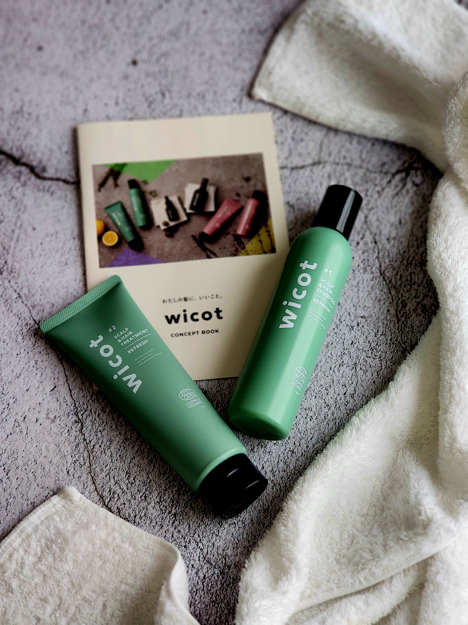 スカルプ＆ヘア シャンプー/トリートメント リフレッシュ/wicot/市販シャンプーを使ったクチコミ（3枚目）