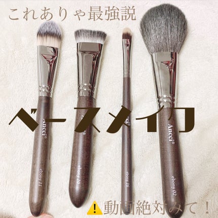 Ebony 10/Ancci brush/メイクブラシを使ったクチコミ(1枚目)