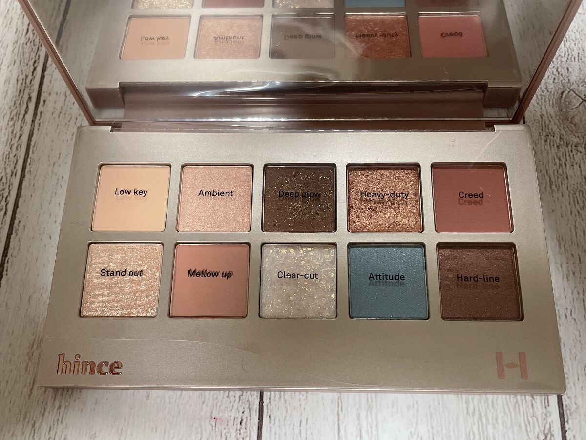 ニューデップスアイシャドウパレット/hince/アイシャドウパレットを使ったクチコミ(4枚目)
