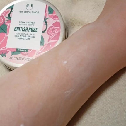 ボディバター ブリティッシュローズ/THE BODY SHOP/ボディクリームを使ったクチコミ(5枚目)