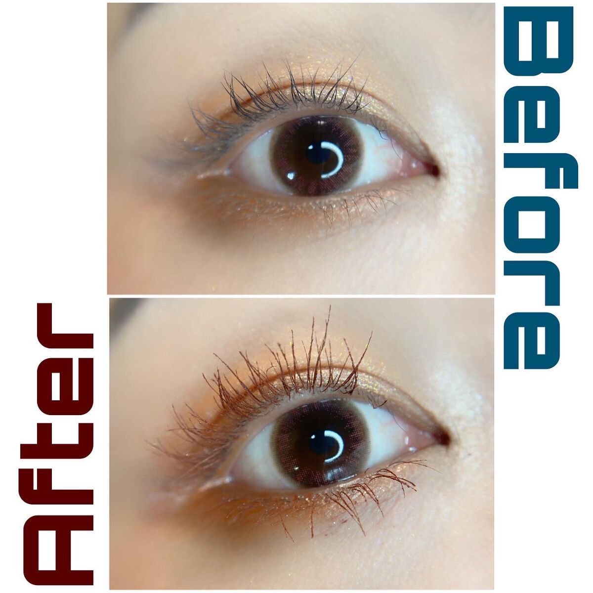 CYQ MASCARA DE LINER 01 オレンジアンバー/CYQ/マスカラを使ったクチコミ（3枚目）