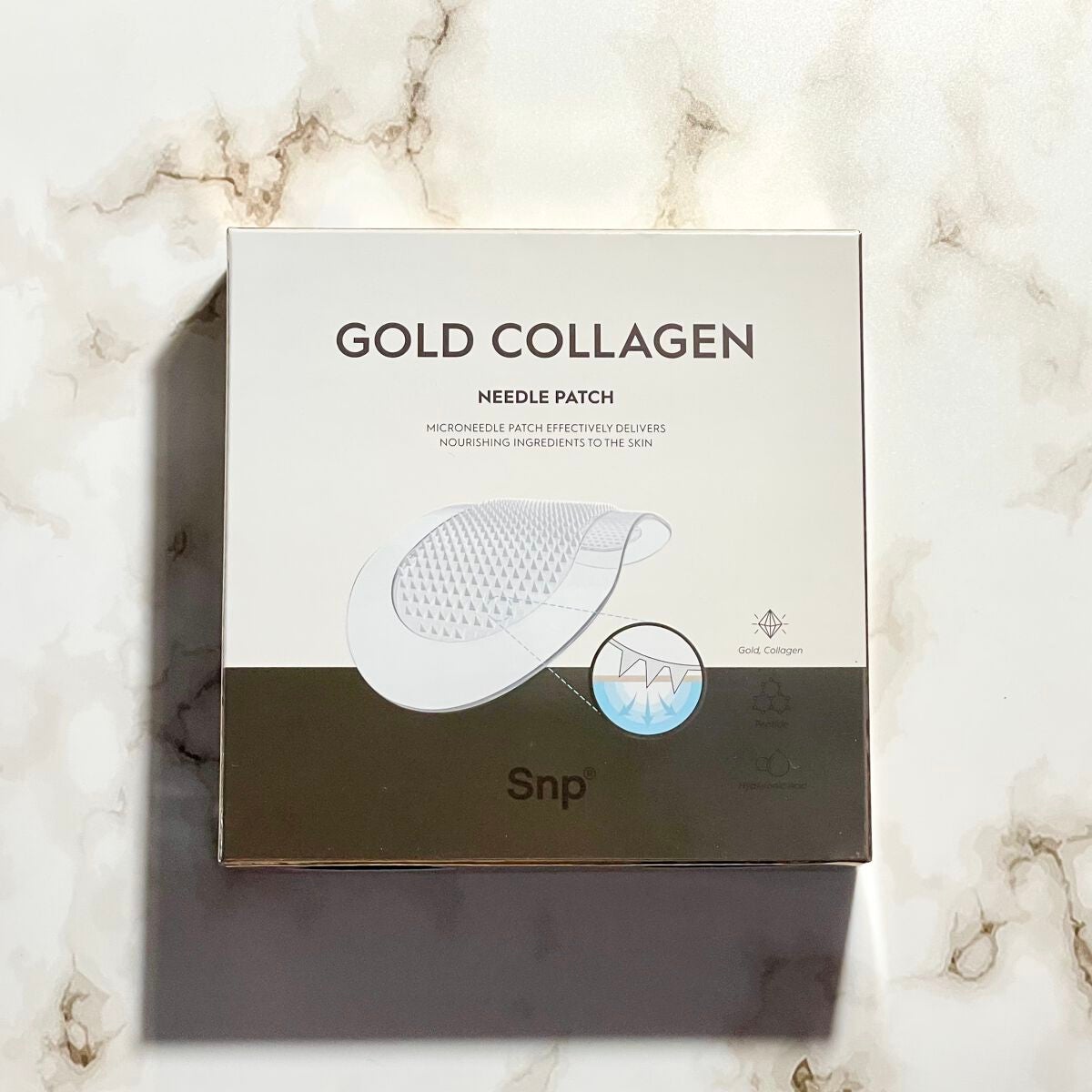 ゴールドコラーゲンニードルパッチ/SNP/アイケア・アイクリームを使ったクチコミ(2枚目)