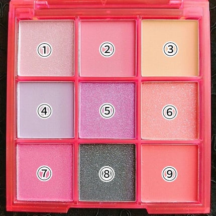 UR GLAM BLOOMING EYE COLOR PALETTE/U R GLAM/アイシャドウパレットを使ったクチコミ(2枚目)