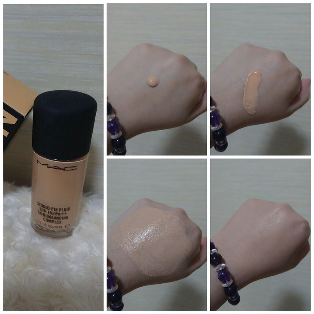 スタジオフィックス フルイッド SPF 15/M・A・C/リキッドファンデーションを使ったクチコミ(3枚目)
