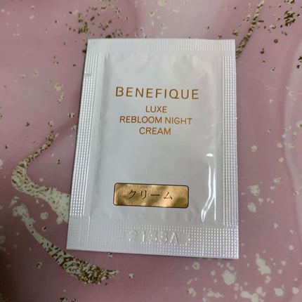 リュクス リブルームナイトクリーム/BENEFIQUE/フェイスクリームを使ったクチコミ(1枚目)