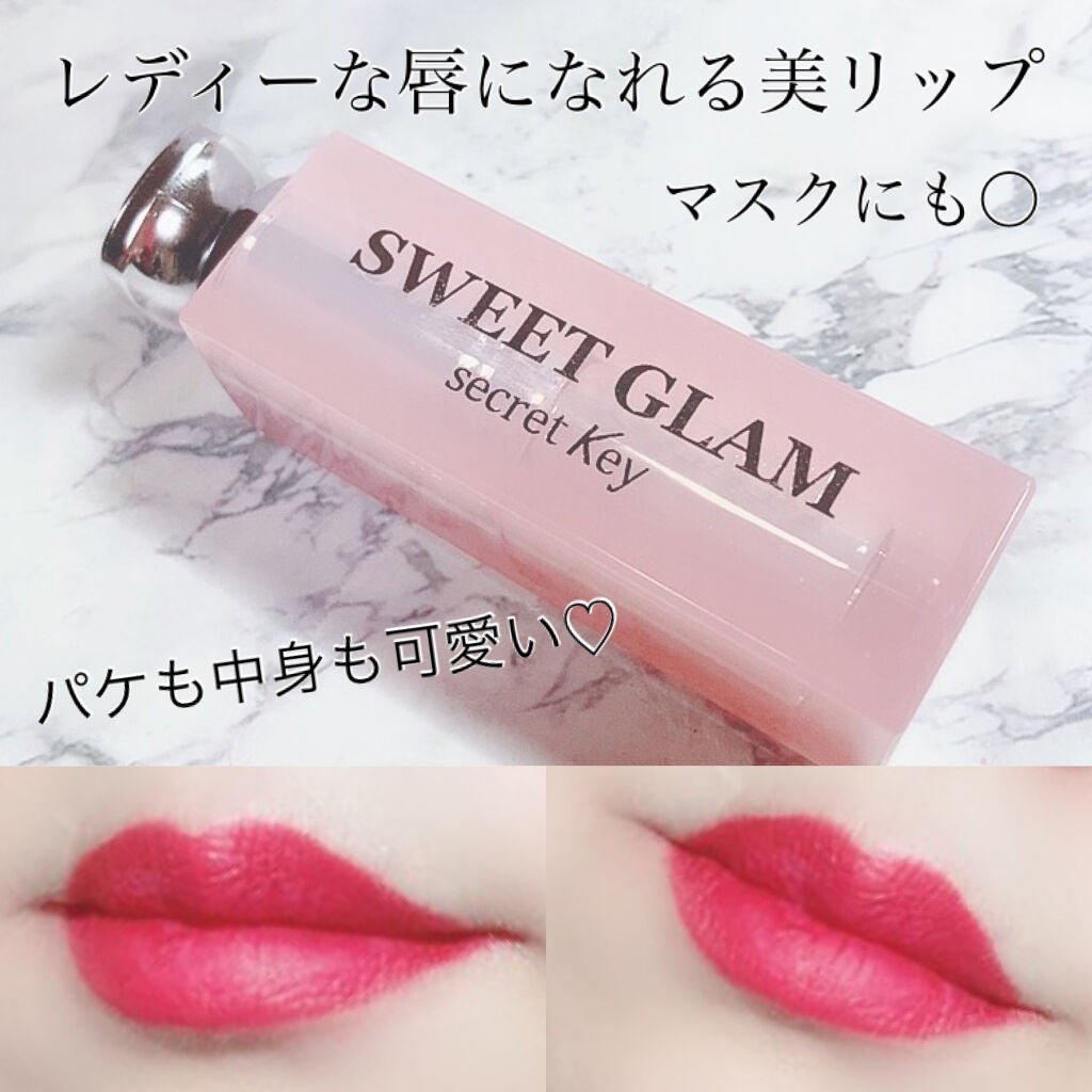 Sweet Glam The Fit Lip Stick/SECRET KEY/口紅を使ったクチコミ(1枚目)