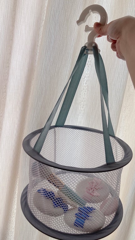 化粧パフ・ブラシ用ドライネット/DAISO/その他を使ったクチコミ(3枚目)