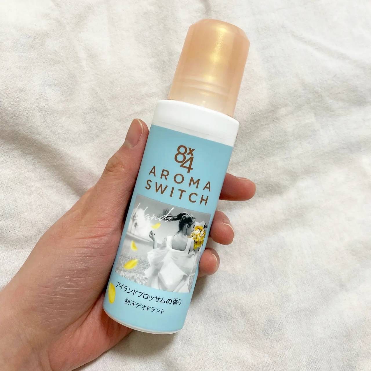 8x4 アロマスイッチ ロールオン アイランドブロッサムの香り/８ｘ４/デオドラント・制汗剤を使ったクチコミ（1枚目）