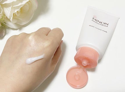 アミノモイスト モイストクリーミィ ウォッシュ/ミノン/洗顔フォームを使ったクチコミ(2枚目)