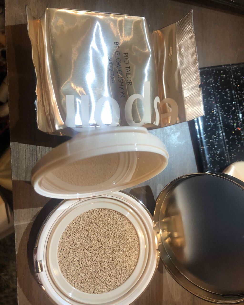 プロテーラービーグロウクッション(オールニュー)/espoir/クッションファンデーションを使ったクチコミ(2枚目)