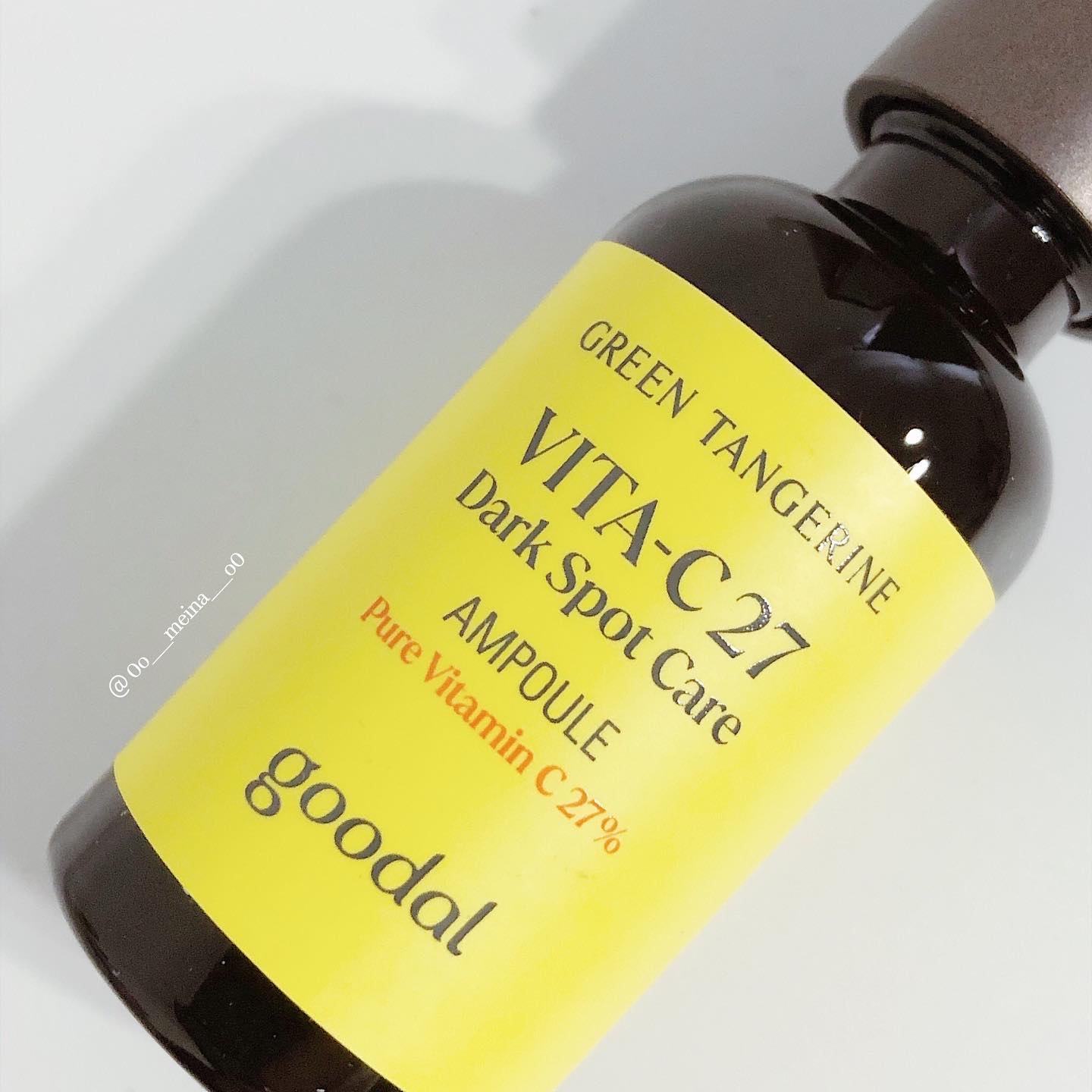 グリーンタンジェリンビタC27ダークスポットケアアンプル/goodal/美容液を使ったクチコミ（1枚目）