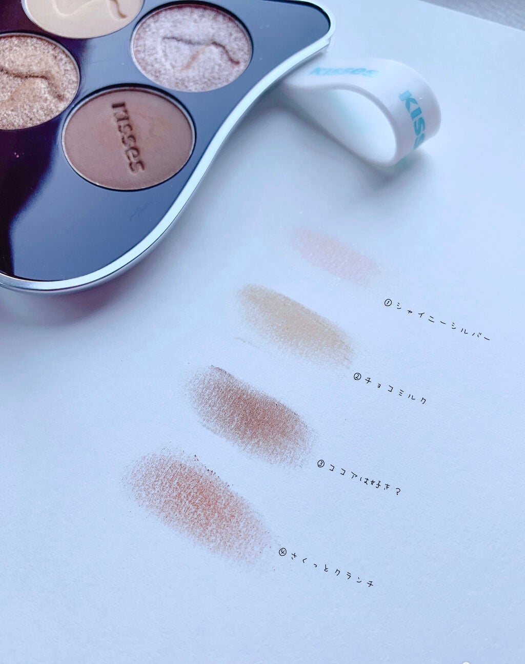 キスチョコレート プレイカラーアイズ/ETUDE/アイシャドウパレットを使ったクチコミ(3枚目)