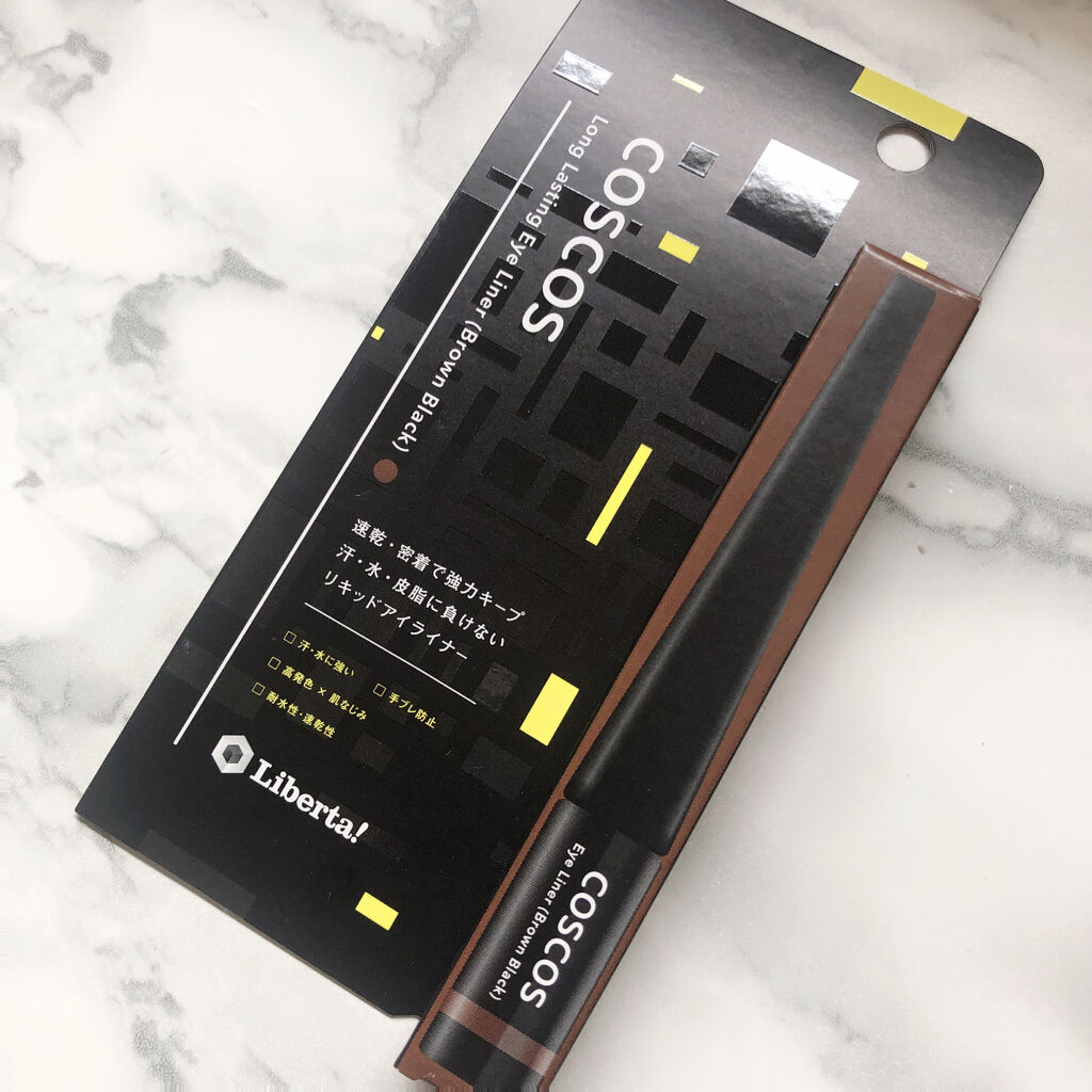 ロングラスティングアイライナー/COSCOS/リキッドアイライナーを使ったクチコミ（1枚目）