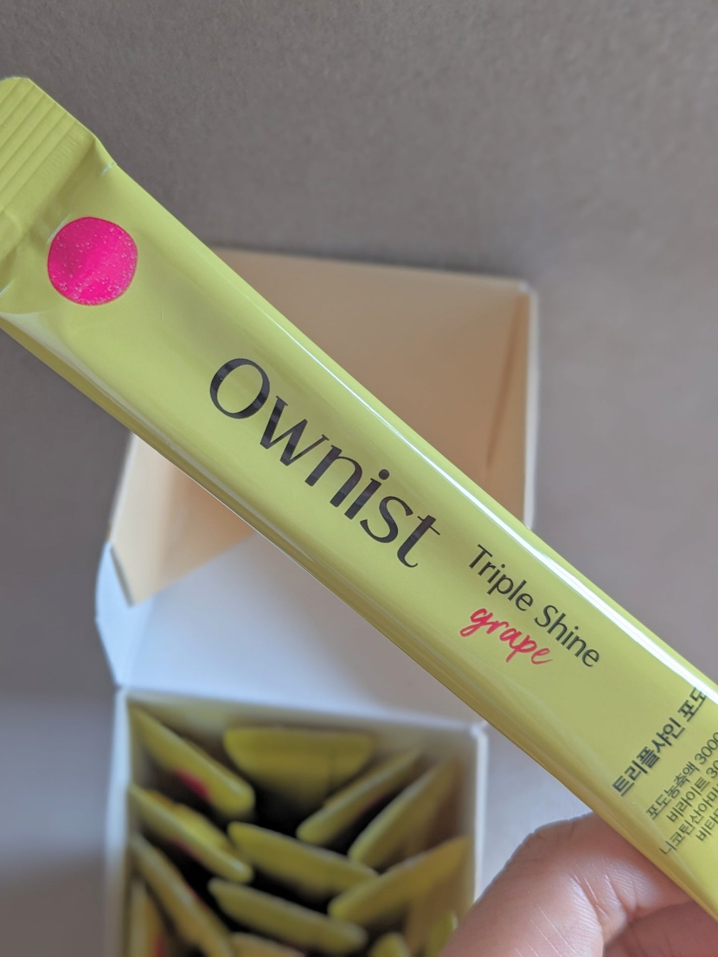 トリプルシャイン グレープ/Ownist/美容サプリメントを使ったクチコミ(5枚目)