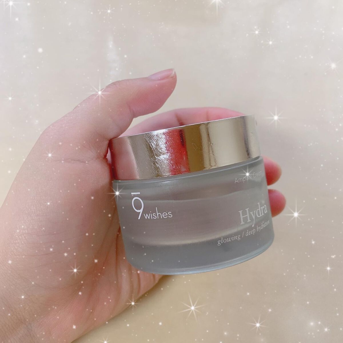 ハイドラアンプルクリーム/9Wishes/フェイスクリームを使ったクチコミ（1枚目）