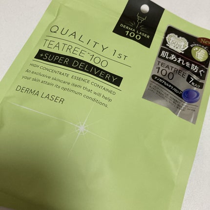 ダーマレーザー スーパーTEATREE100マスク/クオリティファースト/シートマスク・パックを使ったクチコミ(1枚目)