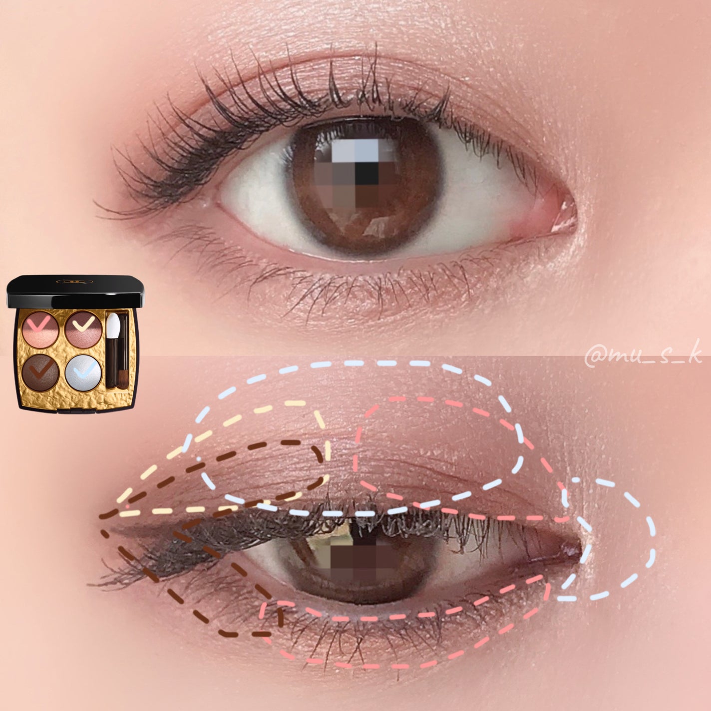 レ キャトル オンブル ビザンス /CHANEL/アイシャドウパレットを使ったクチコミ(4枚目)