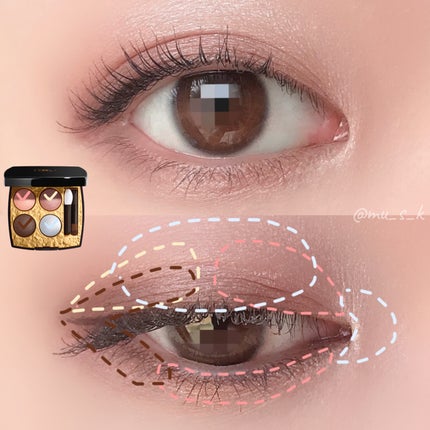 レ キャトル オンブル ビザンス /CHANEL/アイシャドウパレットを使ったクチコミ(4枚目)