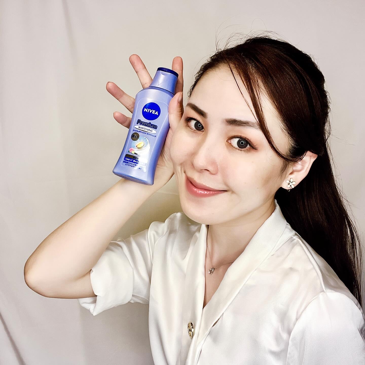 プレミアムボディミルク ホワイトニング【医薬部外品】		/ニベア/ボディミルクを使ったクチコミ（2枚目）