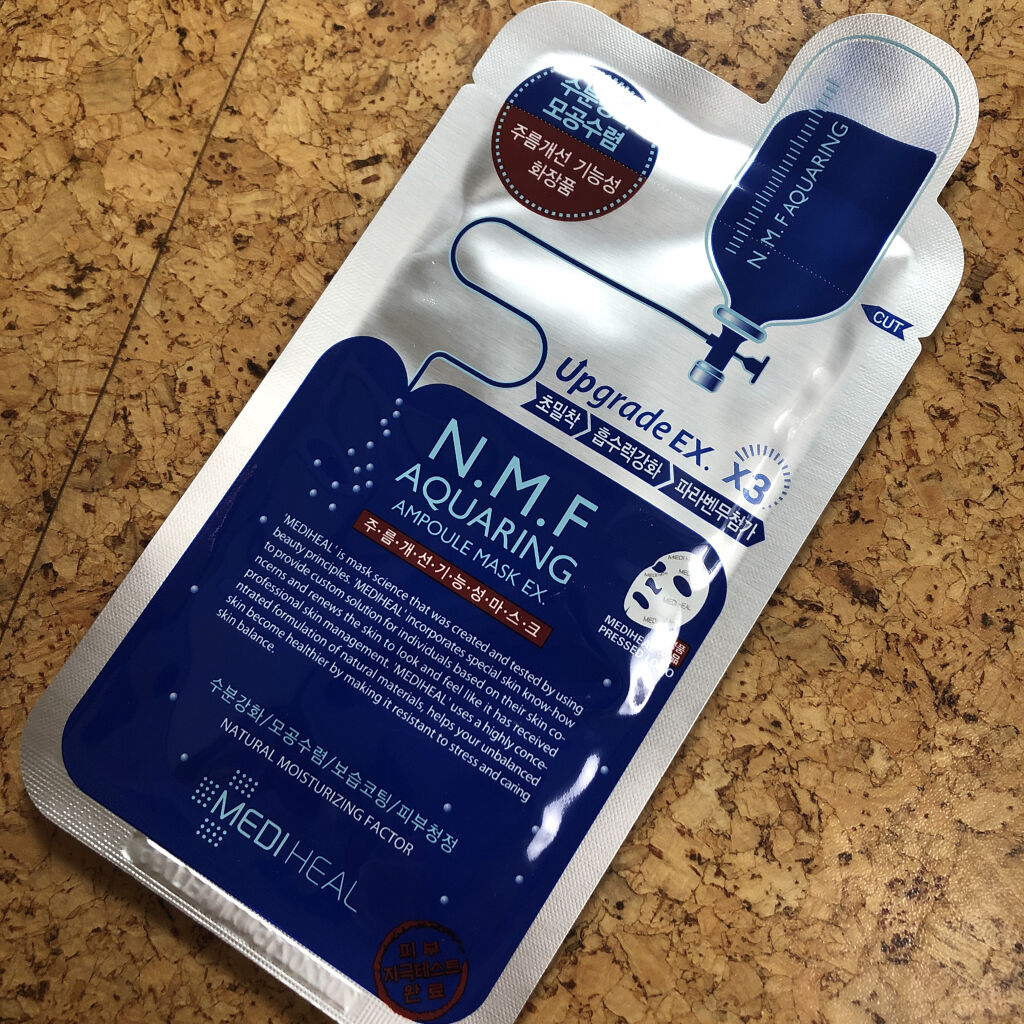 N.M.FアクアアンプルマスクJEX/MEDIHEAL/シートマスク・パックを使ったクチコミ（1枚目）
