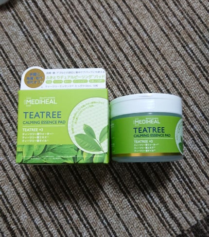 ティーツリーカーミングエッセンスパッド/MEDIHEAL/トナーパッドを使ったクチコミ(1枚目)