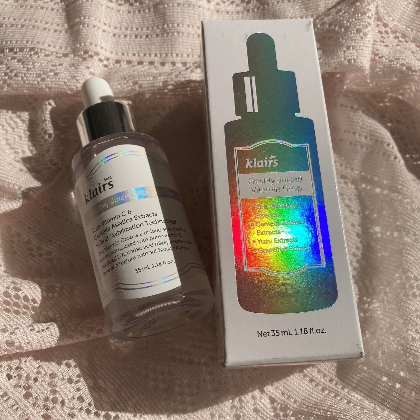 フレッシュリージュースドビタミンドロップ(35ml)/Klairs/美容液を使ったクチコミ(2枚目)