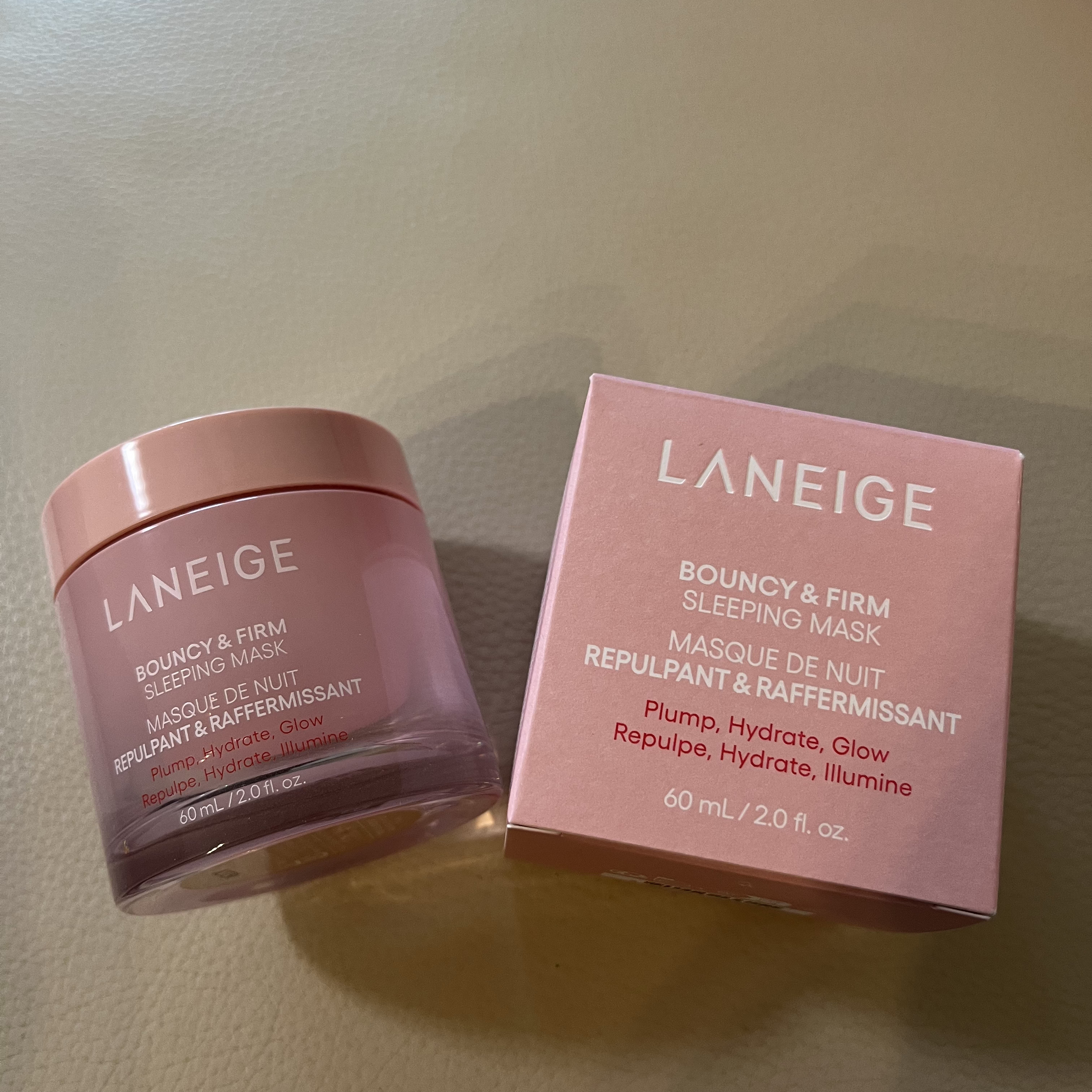 バウンシースリーピングマスク/LANEIGE/フェイスクリームを使ったクチコミ（1枚目）