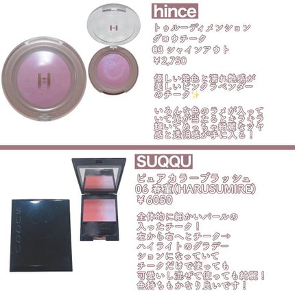 コンスピキュアス チークス/Amplitude/パウダーチークを使ったクチコミ(3枚目)