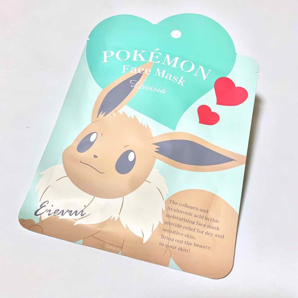ポケモンフェイスマスク ラヴィジアの効果に関する口コミ 種類はピカチュウ イーブイヤドン ミュウの By 𝚂𝚊𝚔𝚒𓍼 混合肌 代後半 Lips