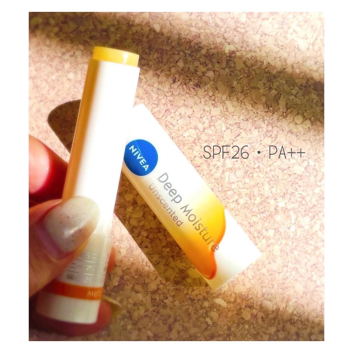 ニベア ディープモイスチャーリップ メルティタイプ/ニベア/リップクリームを使ったクチコミ(2枚目)