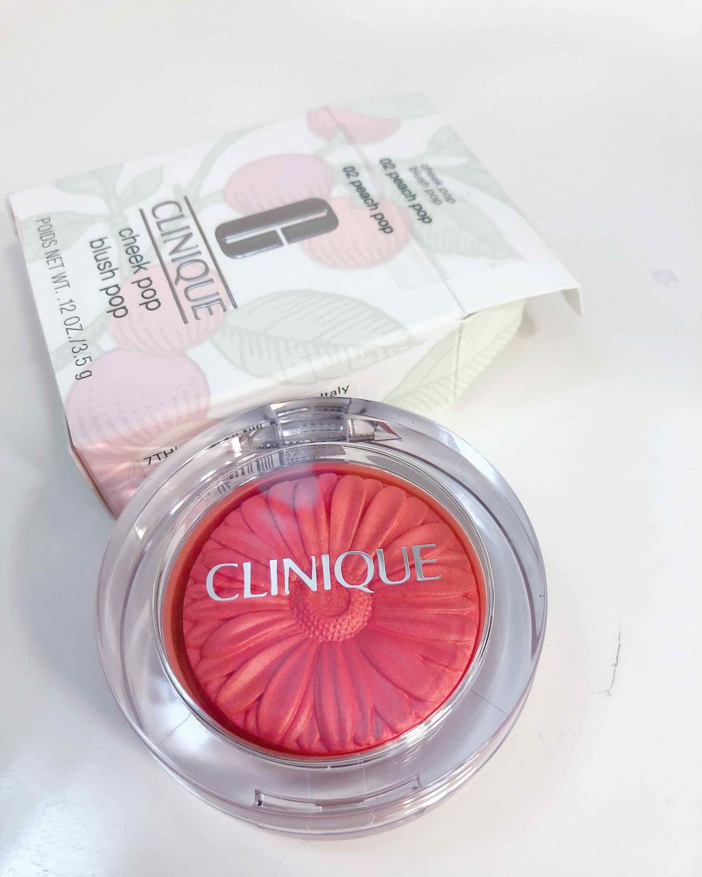 チーク ポップ 02 ピーチ ポップ/CLINIQUE/パウダーチークを使ったクチコミ（1枚目）